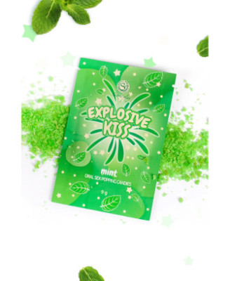 Bonbons pétillants à la menthe spécial sexe oral 
